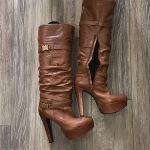Retro tall boots